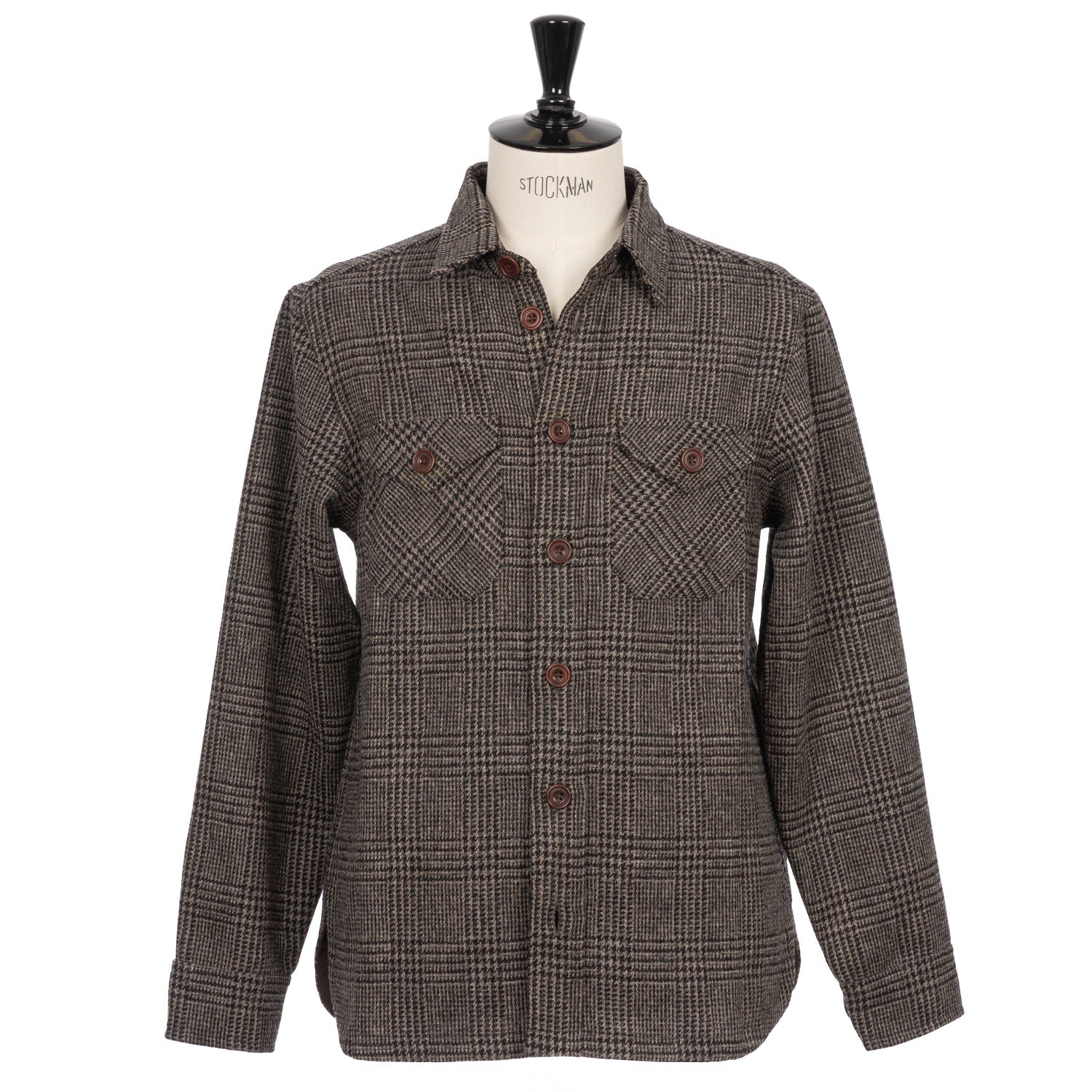 Fox Brother's x MJ: Shirt Jacket "Fox Overshirt-Jacket" made of pure Wool - Origianl Fox Tweed